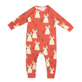 Pamuklu bebek tulumu (organik)